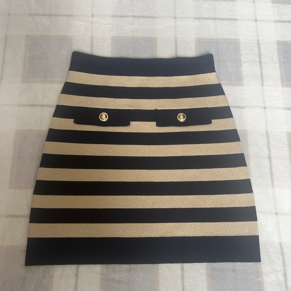 Michael Kors Metallic Striped Skirt & Cardigan Bundle - Picture 7 of 12
